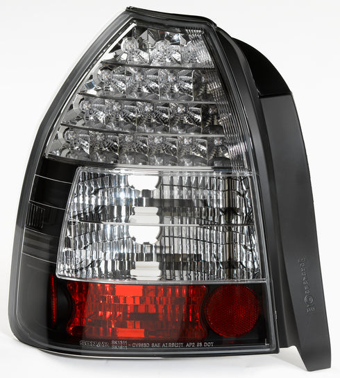 Honda-Civic-96-00-3D-Black-Clear-G5-LED-Taillights
