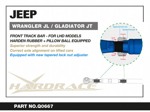 Hardrace-Front-Track-Bar-Part-Nr-Q0667