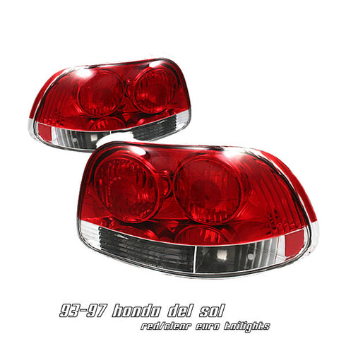 Honda-Delsol-92-97-APC-Look-Red/Clear-G6-Taillights
