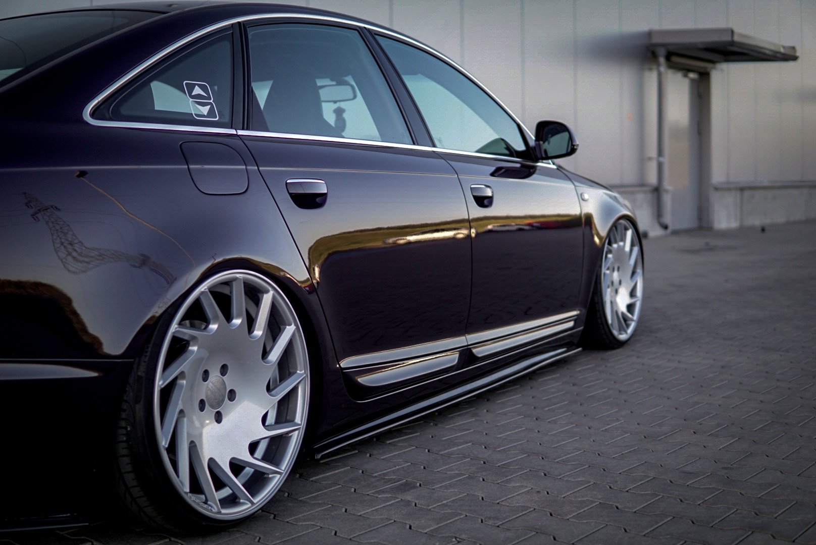 Side-Skrits-Diffusers-Audi-A6-S-Line-C6-/-C6-FL---Textured