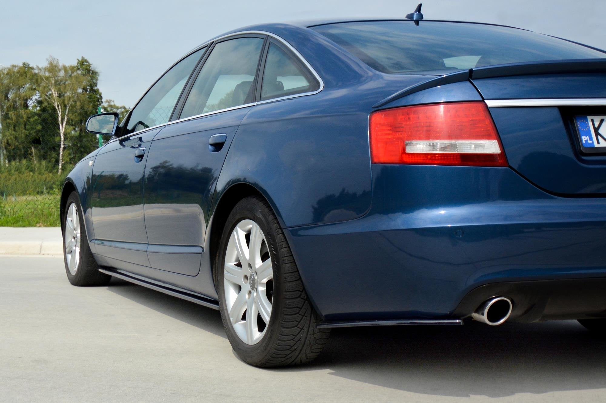 Side-Skrits-Diffusers-Audi-A6-S-Line-C6-/-C6-FL---Textured