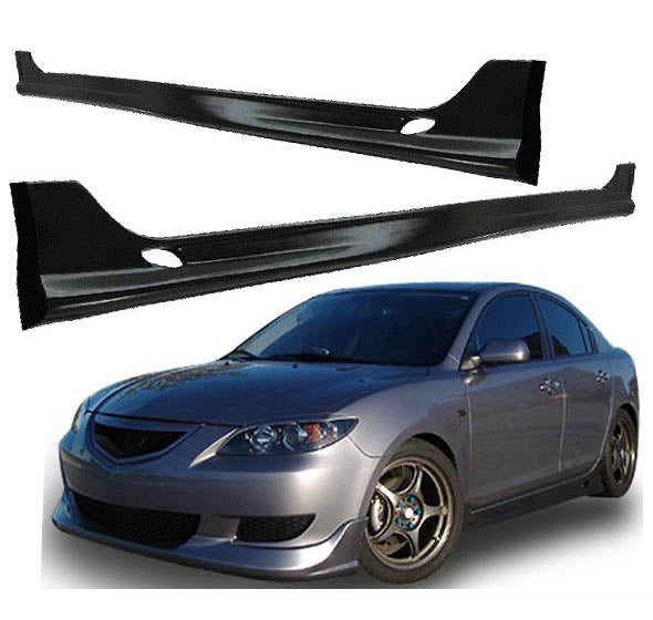 Mazda-3-03-08-K-Style-ABS-Sideskirts-[SIX]