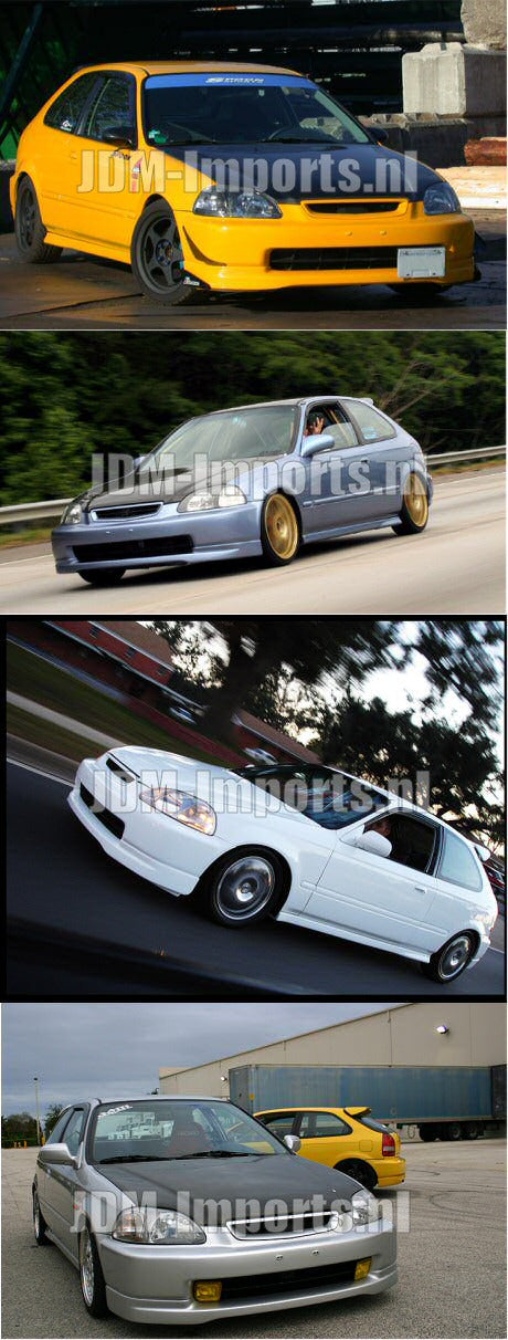 Honda-Civic-96-98-3D-JDM-Front-&-TypeR-Rear-Lips-[SIX]