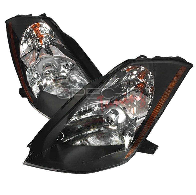 Nissan-350Z-Projector-Headlights-JDM-Style-Black-[KS]