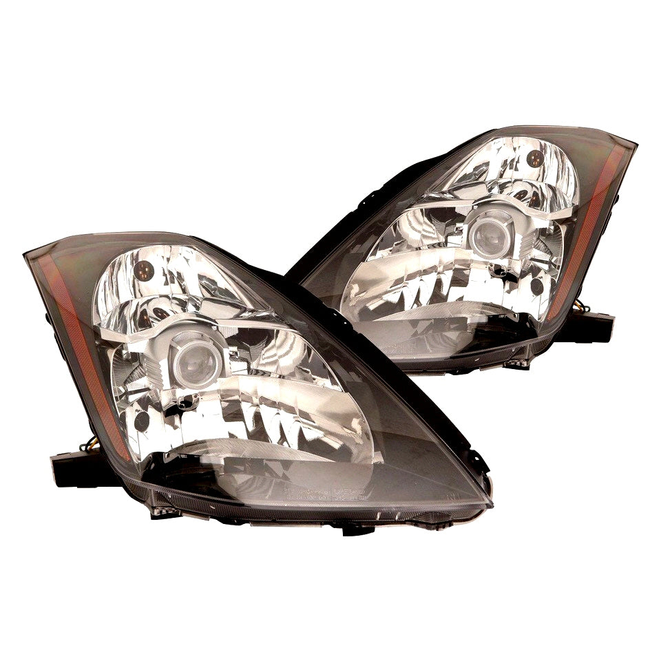 Nissan-350Z-Projector-Headlights-JDM-Style-Black-[KS]