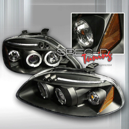 Honda-Civic-96-98-LED-Projector-Headlights-Black-[JY]