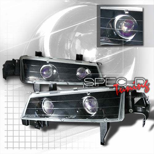 Honda-Prelude-92-96-Projector-Headlights-Black-[KS]