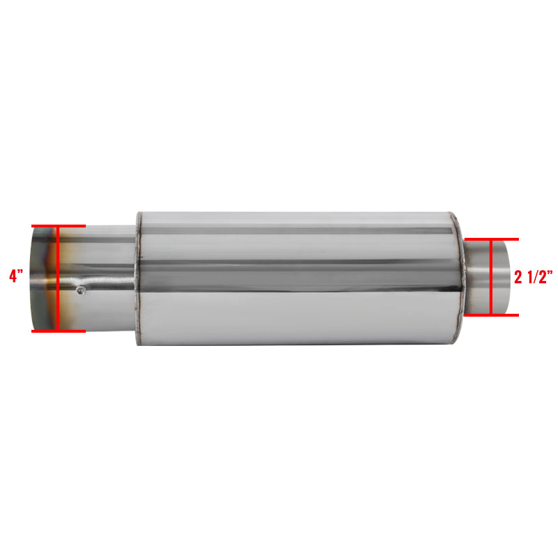 Universal-Stainless-Steel-Muffler-N1-Titanium-Tip-[SIX]