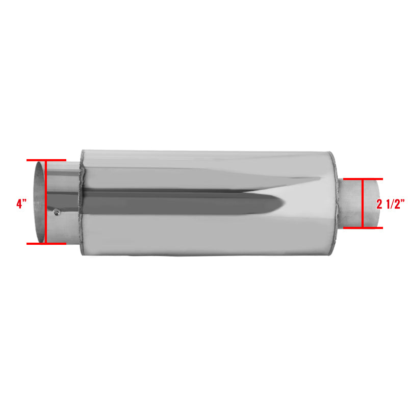 Universal-Stainless-Steel-Muffler-D1-Polished-Tip-[SIX]