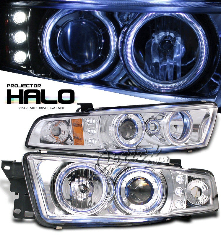 Mitsubishi-Galant-97-04-Angeleye-Projector-Headlights-Chrome