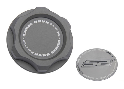 Universal-(Honda)-M33x2.8-Billet-Oil-Cap-Gunmetal-Skunk2