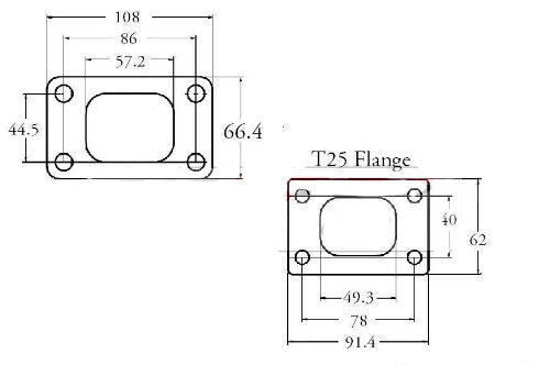 Universal-Turbo-Flange-Adapter-T25/28-to-T3