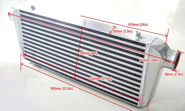Universal-3-Inch-Front-Intercooler-Bar/Plate-600x300x76mm