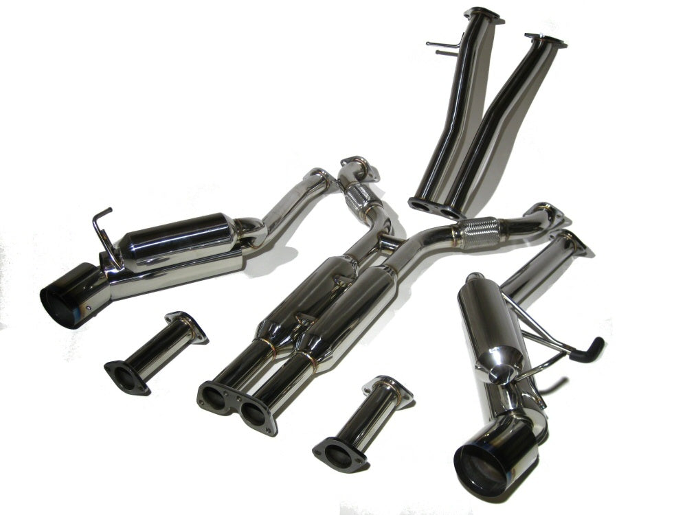Nissan-350Z/G35/V35-HKS-Look-Dual-Tip-Catback-Exhaust-System