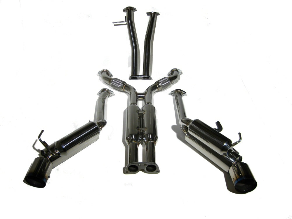 Nissan-350Z/G35/V35-HKS-Look-Dual-Tip-Catback-Exhaust-System