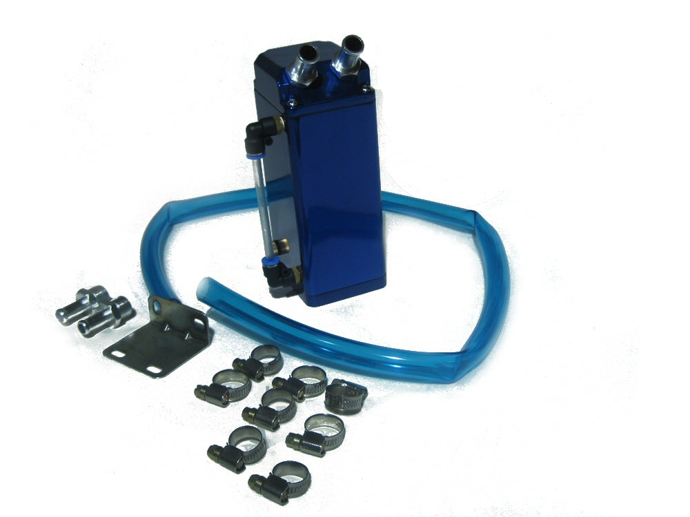 Universal-Oil-Catch-Tank-Silver-Square-+-Installation-mat.