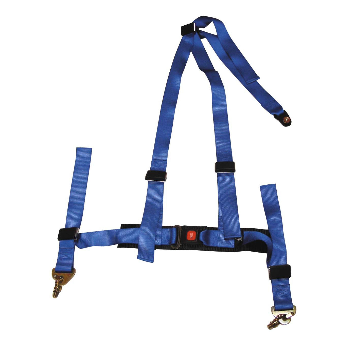 Universal-SIX-Performance-3-Point-Seat-Belt-Blue-+-E-Mark