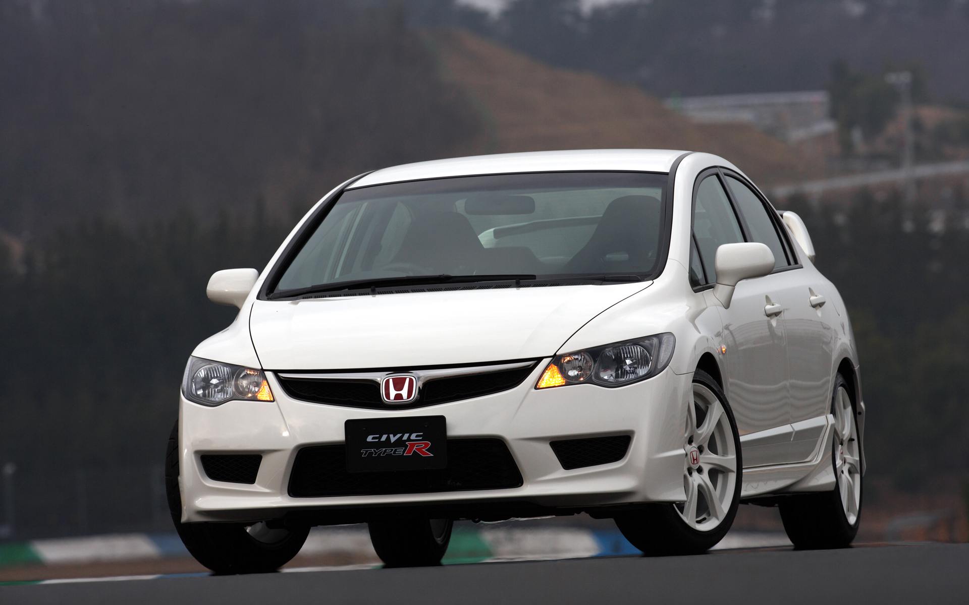Honda-Civic-4D/Hybrid-05+-Type-R-Look-ABS-Front-Bumper-[SIX]
