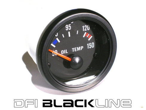 DFI-Blackline-Universal-Meter-Gauge-52mm---Oil-Temp-(Celc)