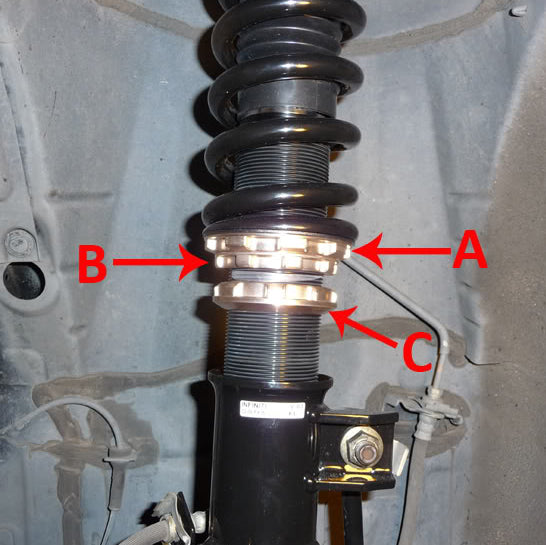 BC-Racing-BR-Locking-Ring-Set-(A/B/C)-3-Rings-per-Shock