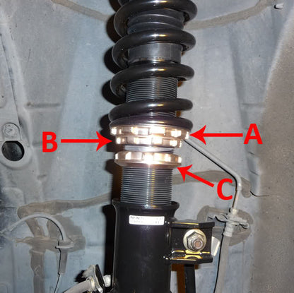 BC-Racing-BR-Locking-Ring-Set-(A/B/C)-3-Rings-per-Shock