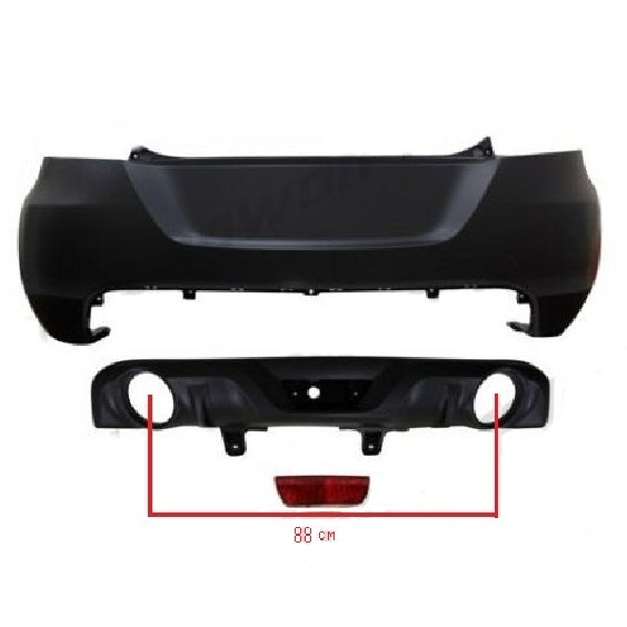 Suzuki-Swift-12+-3/5D-OEM-Sport-Look-Rear-Bumper-Set-[SIX]