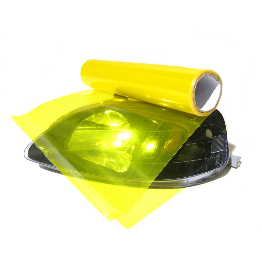 Headlight-Tinting-Vinyl-Film-Yellow-Wide-30cm-Length-2-Meter