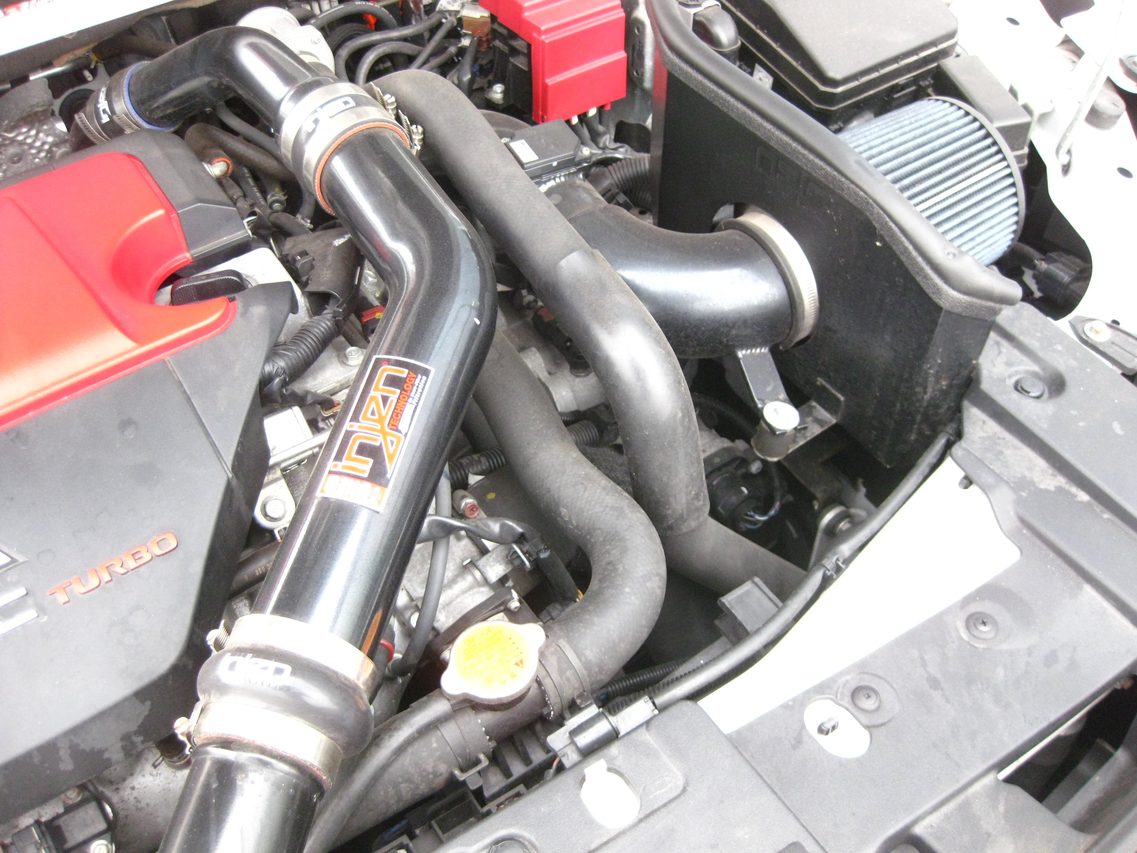 Mitsubishi-EVO-X-Black-Short-Ram-Air-Intake-Polish-[INJEN]