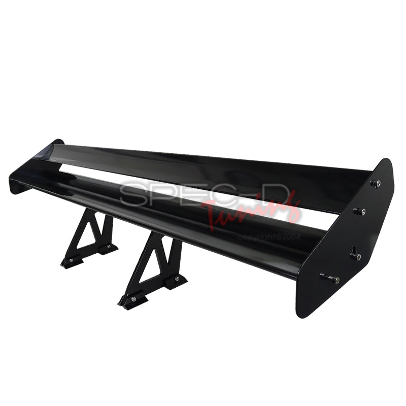 Universal-Double-Deck-Alu-Adjustable-Spoiler-Black-133cm