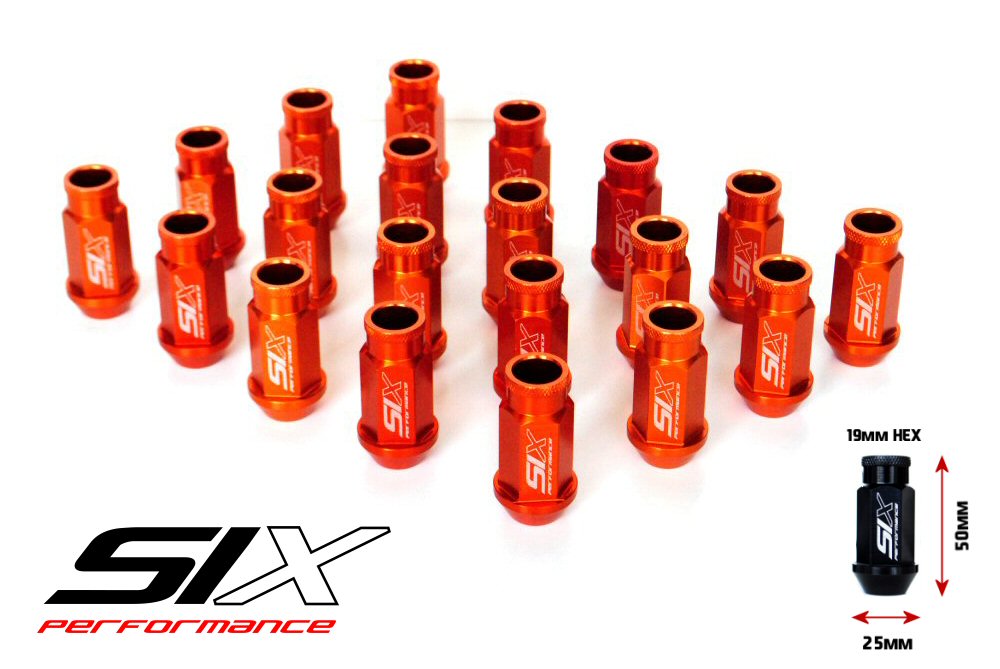 SIX-Lightweight-ALU-7075-Lug-Nuts-50mm-12x1.25-Orange-V2-20x