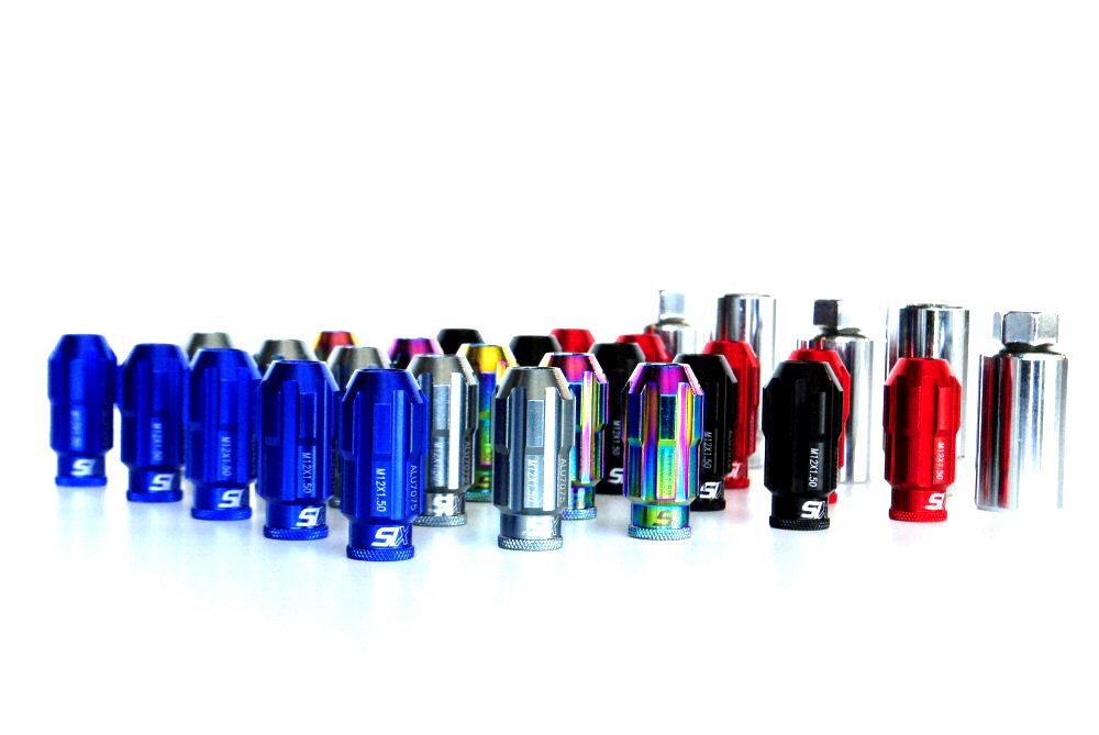 SIX-Lightweight-ALU7075-Lug-Nuts-12x1.25-Black-Anti-Theft-V3