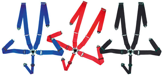 Universal-5-Point-Race-Harness/Belt-3-Inch-Black-+-E-Mark