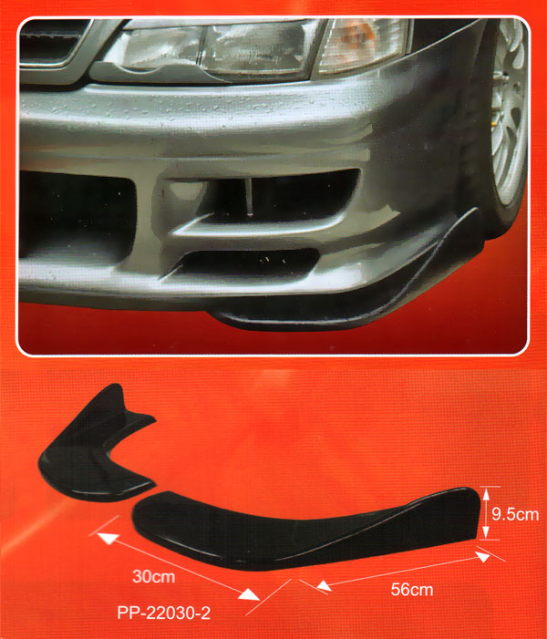Universal-Bumper-Splitters-Small-30cm-ABS-[SIX]