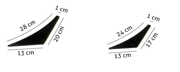 Universal-Canards/Windsplitters-4-pc-ABS-[SIX]