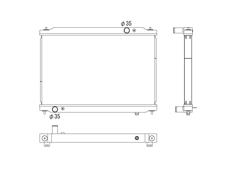 Nissan-GT-R-R35-08+-VR38DETT-Koyo-Alu-Radiator-48mm