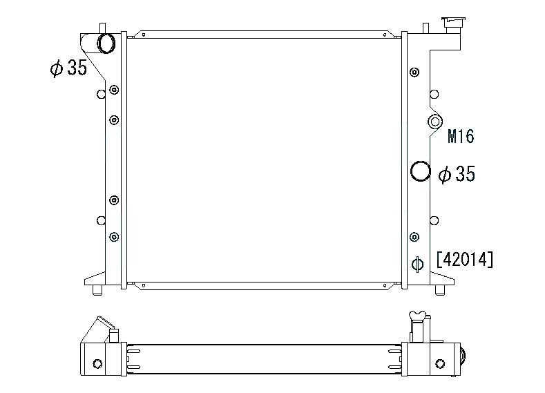 Toyota-Chaser/Mark-II-X90-93-96-1JZ-GTE-2.5T-Koyo-Radiator