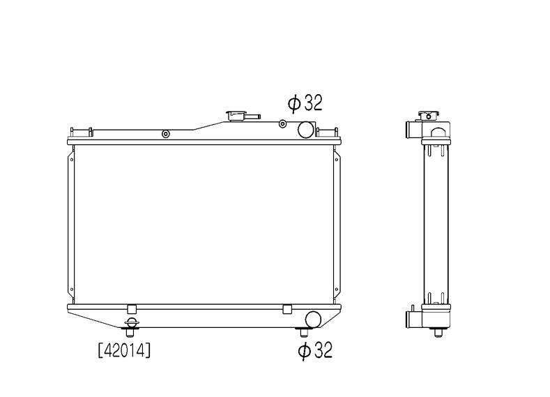 Toyota-Corolla-AE86-84-87-3AU/4A-GEU-Koyo-Alu-Radiator-53mm