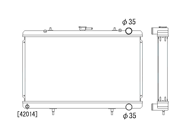 Nissan-S13-89-94-CA18DE/DET-Koyo-Alu-Radiator-53mm