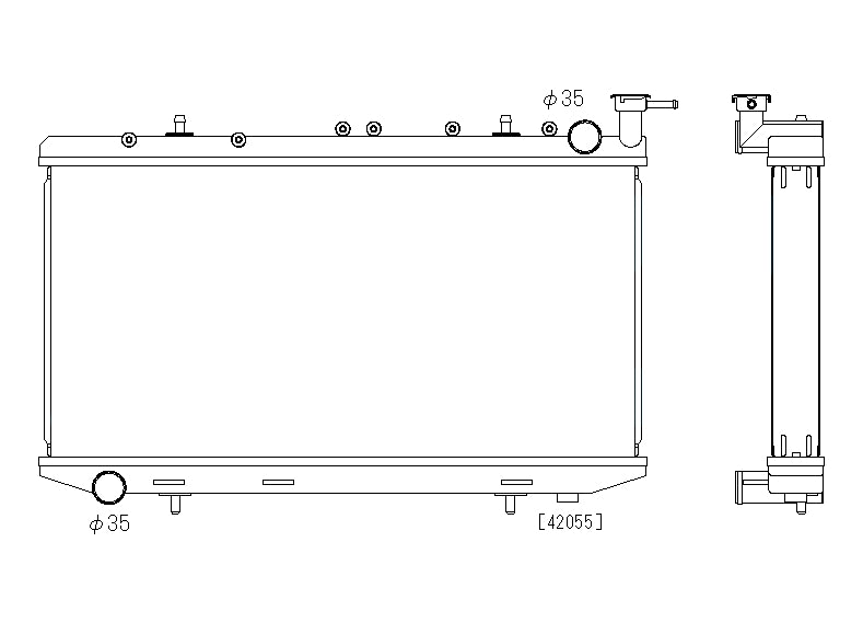 Nissan-Sunny/Pulsar/GTiR-91-01-SR18/20-Koyo-Alu-Radiator-53