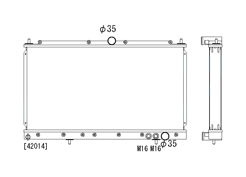 Mitsubishi-3000GT-3.0-V6-NA/Turbo-Koyo-Alu-Radiator-53mm