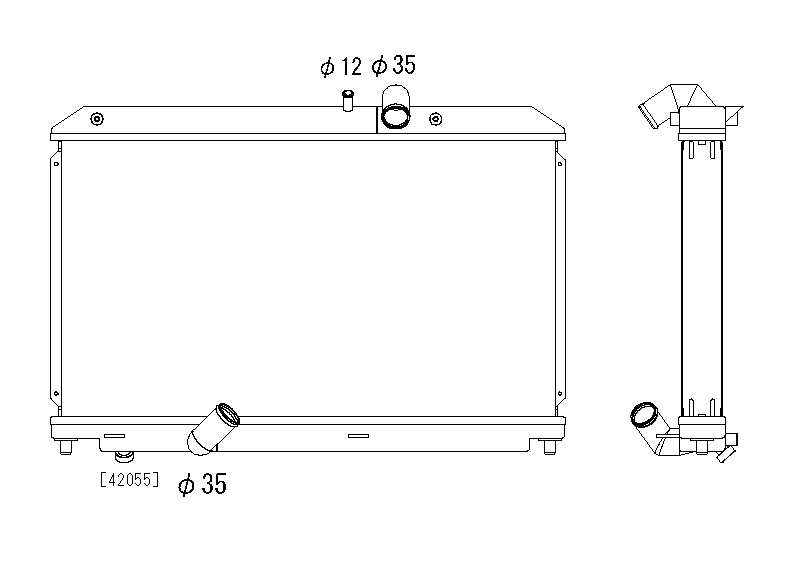 Mazda-RX8-04-08-13B-MSP-Koyo-Alu-Radiator-53mm