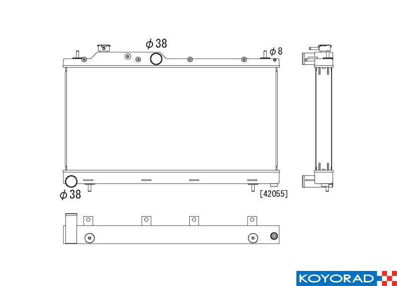 Subaru-Impreza-08-15-WRX/STI-6-Speed-Koyo-Alu-Radiator-53mm