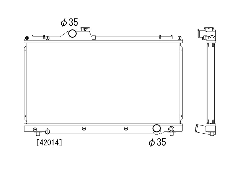 Lexus-IS300-98-05-2JZ-GE-Koyo-Alu-Radiator-36mm-KV010934R