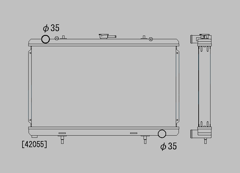 Nissan-S13-88-94-SR20DET-Koyo-Alu-Radiator-36mm