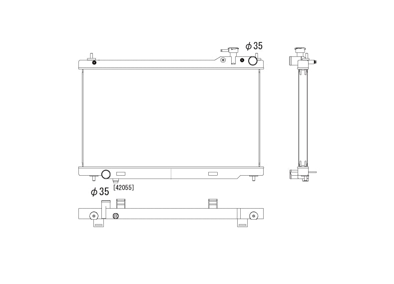 Nissan-Skyline-V35-/-Infiniti-G35-VQ35DE-Koyo-Radiator-36mm