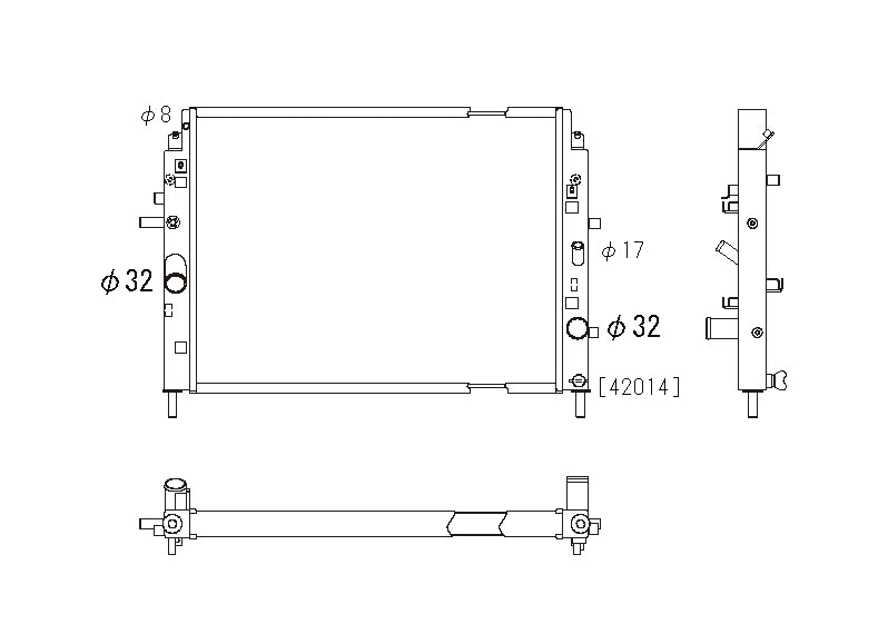Mazda-MX5-NC-05-13-2.0-MT-Koyo-Alu-Radiator-Hyper-V-36mm