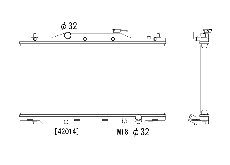 Honda-Integra-01-05-DC5-/-RSX-K20-Koyo-Alu-Radiator-36mm