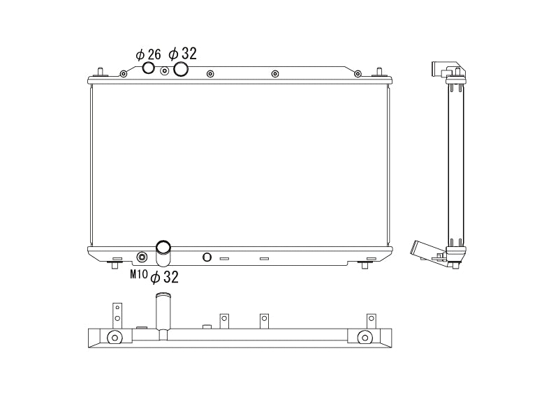 Honda-Civic-06-11-FN2/FD2/FA/FG-K20-Koyo-Alu-Radiator-36mm