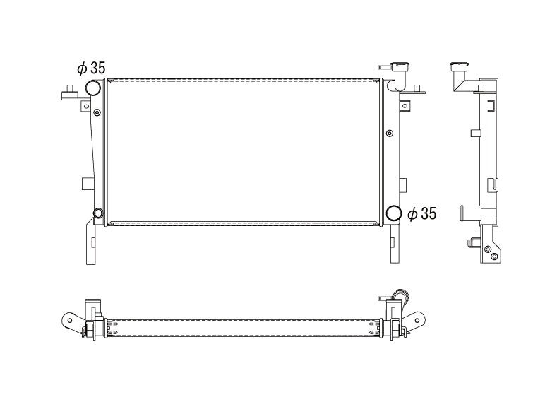Hyundai-Genesis-09+-2.0-Turbo-MT-Koyo-Alu-Radiator-36mm