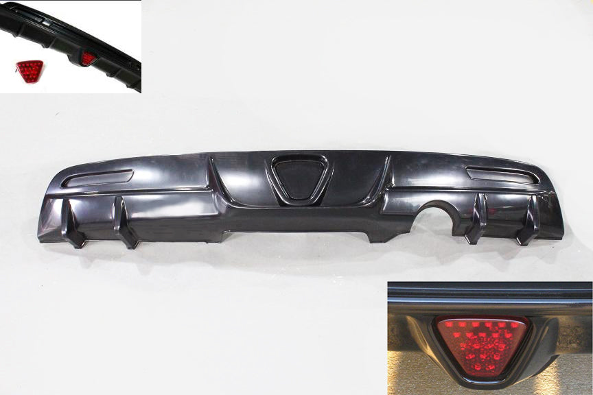 Honda-CRZ-10+-Rear-Bumper-Diffuser-Single-Exhaust-Hole-ABS